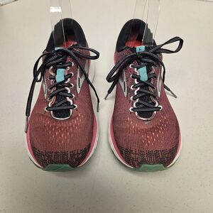 Brooks Ghost 11 Sneakers (1202771B017) Red Pink Shoes Women's Sz 9 Running-FLAW